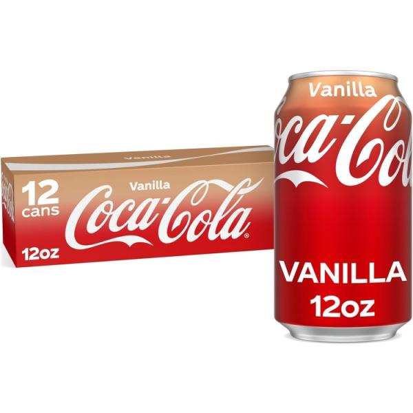 コカ・コーラ バニラソーダポップ 12液量オンス 12缶パック Coca-Cola Vanilla ...