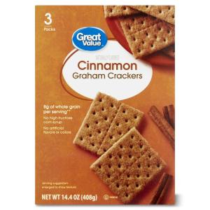 グレートバリュー シナモングラハムクラッカー、408g Great Value Cinnamon Graham Crackers, 14.4 お取り寄せ