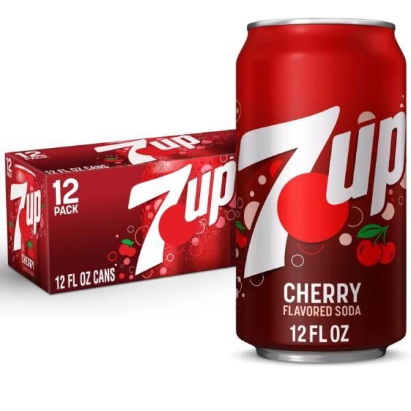 7UP カフェインフリー チェリーソーダポップ 355ml 12缶パック 7UP Caffeine ...