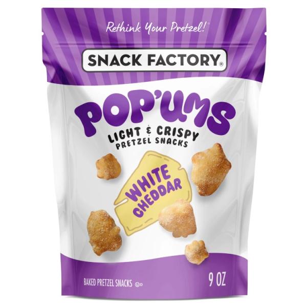 スナックファクトリー ポップムズ ホワイトチェダープレッツェルスナック 255g Snack Fac...