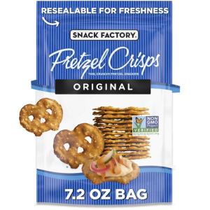 スナックファクトリー オリジナルプレッツェルクリスプ 204g Snack Factory Original Pretzel Crisps, Non-GMO, お取り寄せ