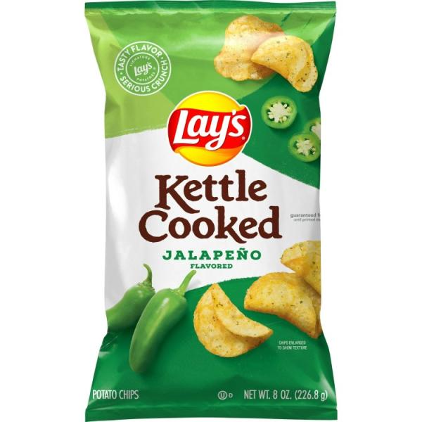 レイズ ケトルクックド ハラペーニョ ポテトスナックチップス 226.8g Lay's Kettle...