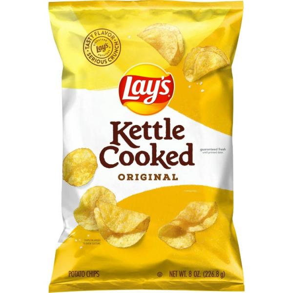 レイズ ケトルクックド オリジナルフレーバーポテトチップス 226.8g Lay's Kettle ...