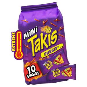 タキス フエゴ ミニ 10個入り 一口サイズ マルチパック 35g Takis Fuego Mini 10 pc 1.23 oz Bite Size Multi お取り寄せ