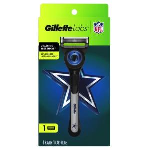 [限定版]ジレットラボ メンズカミソリ ダラスカウボーイズ公式デザイン 本体 替刃1個付 Gillette Labs Official Cowboys Lice お取り寄せ