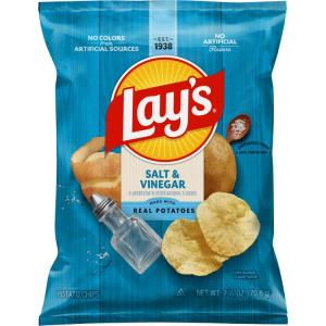 お取り寄せ レイズ ポテトチップス ソルト＆ビネガー 70.8g Lay's Potato Chips Salt & Vinegar Flavored 2.5