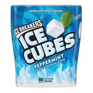 アイスキューブス キシリトールガム シュガーフリー ペパーミント 味 40粒 Ice Breakers (アイスブレイカーズ)