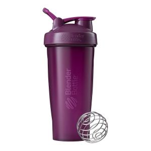 ブレンダーボール付きシェイカー 28oz 828ml プラム Blender Bottle（ブレンダ...