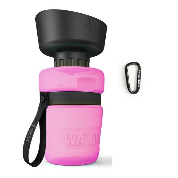 lesotc ペット用水筒 ピンク 532ml (18oz) Pet Water Bottle fo...