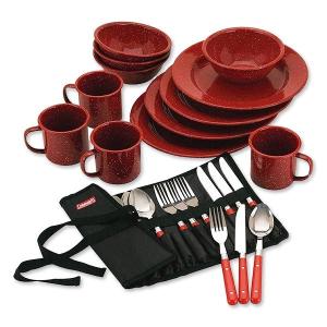 Coleman(コールマン) 食器セット エナメルディッシュウェアセット 4人