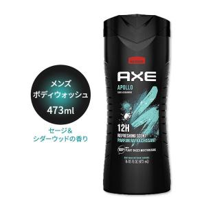 アックス メンズボディウォッシュ アポロ セージ&シダーウッドの香り 473ml (16oz) AXE Body Wash For Men ボディソープ