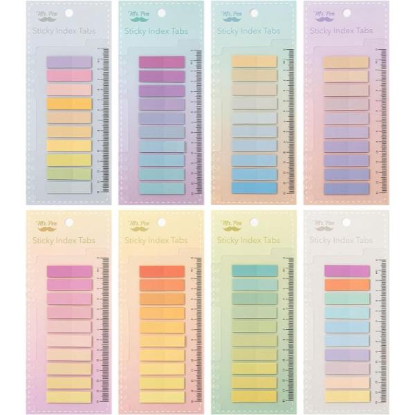 Mr.ペン ページマーカータブ 付箋 1600枚 パステル Mr. Pen- Sticky Tabs...
