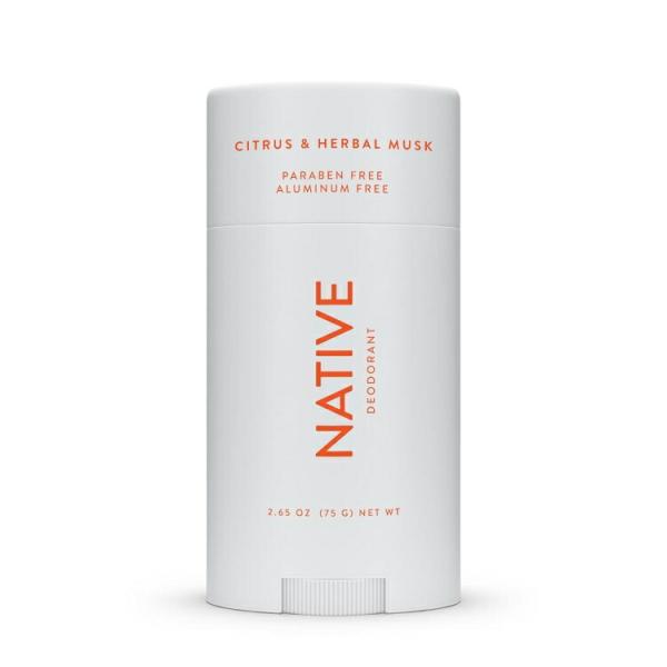 ネイティブ アルミニウムフリー デオドラント シトラス&amp;ハーバルムスク 75g Native Deo...