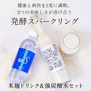 甘酒 米麹 準甘 500ml×1本 炭酸水 強...の詳細画像1