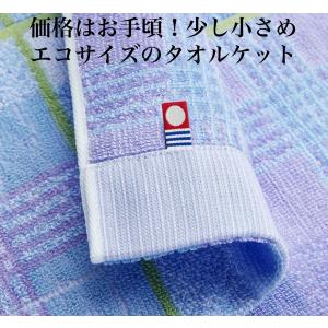 今治タオルブランド エコサイズ ケット ピンク ブルー