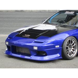 GLAREエアロ  ３連ダクトボンネット　ＦＲＰ製　 RS13 RPS13 180SX(ワンエイティ用)