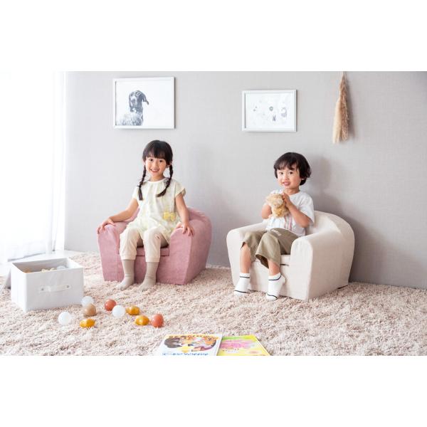 ソファ キッズソファ カバー洗える 子供チェア 完成品 座椅子 キッズチェア フロアチェア 子供部屋...