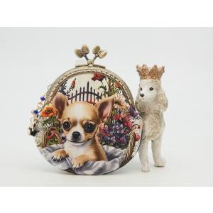 シェルティ がま口ポーチ・バッグチャーム 犬雑貨 プレゼント : 犬種別