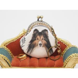 シェルティ シェットランドシープドッグ ブルマール 木製キーリング 犬