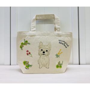 マルチーズ ランチトートバッグ 犬雑貨・プレゼント : 犬種別犬雑貨