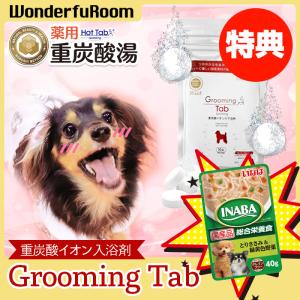 グルーミングタブ 重炭酸イオンケア浴剤 犬 猫他ペット用浴用化粧料 100錠 ホットアルバム炭酸泉タブレット Hottab Gro100 Hot Tab ホットタブ 公式ストア 通販 Yahoo ショッピング