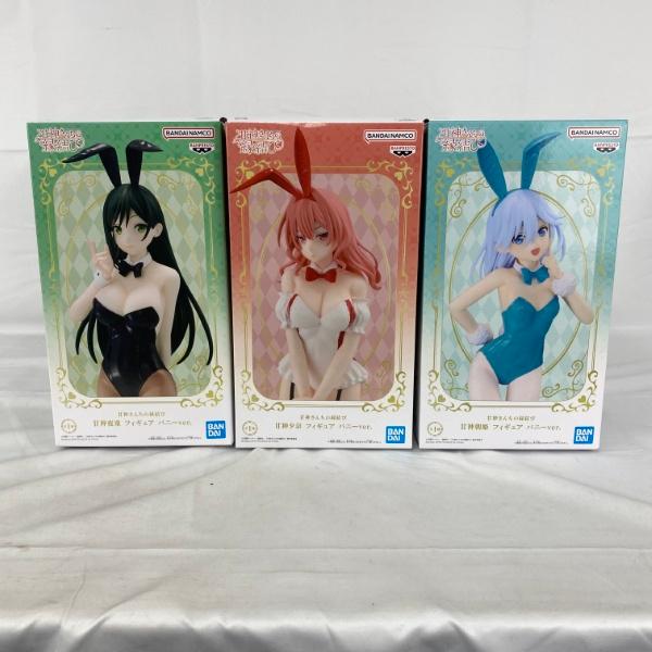 【中古】【未開封】【セット】甘神さんちの縁結び 甘神夕奈/甘神朝姫/甘神夜重 フィギュア バニーve...