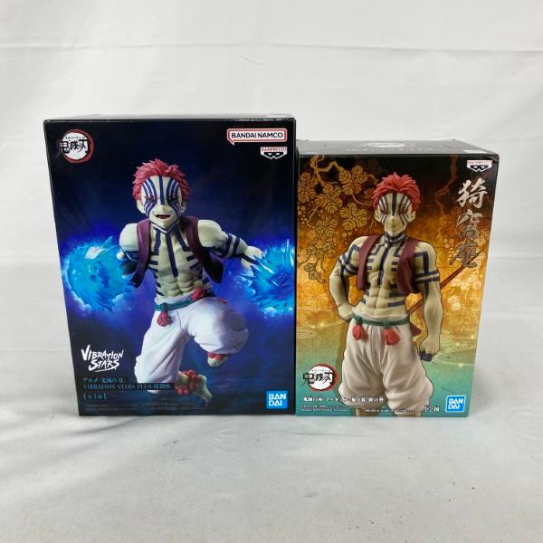 【中古】【未開封】【セット】鬼滅の刃 猗窩座 プライズフィギュアB 2点＜フィギュア＞（代引き不可）...