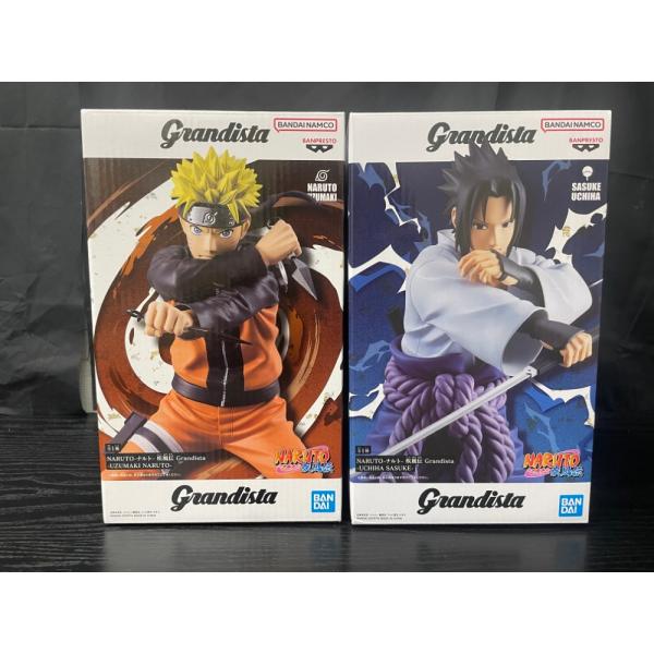 【中古】【未開封】【セット】うずまきナルト+うちはサスケ「NARUTO-ナルト- 疾風伝」 Gran...