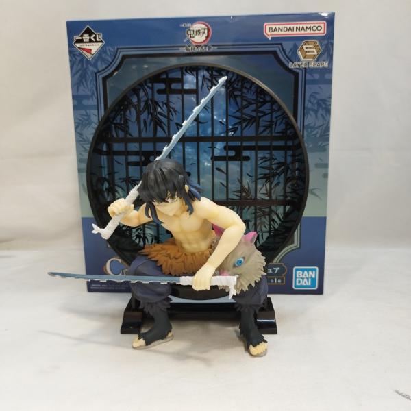 【中古】【開封済】嘴平伊之助 「一番くじ 鬼滅の刃 〜鬼殺の志 参〜」 LAYER SCAPE C賞...