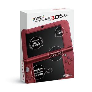 【中古】afb【本体箱説有り】Ｎｅｗ ニンテンドー nintendo ３ＤＳ ＬＬ メタリックレッド【4902370529883】