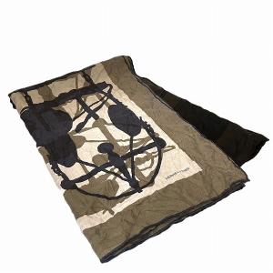 エルメス スカーフ カシミヤ×シルク ブルー カレジェアン CIRCUIT 24  