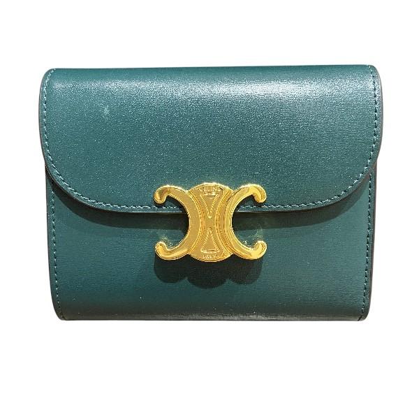 セリーヌ CELINE トリオンフ スモール フラップ 10D783DPU31AN コンパクトウォレ...