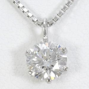 ネックレス K18 18金 YG イエローゴールド ブラウンダイヤ 0.54 鑑定書  