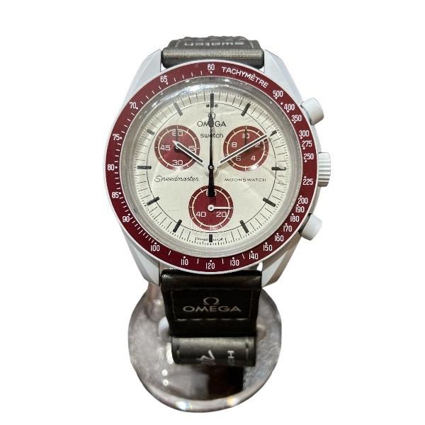 オメガ×スウォッチ ムーンスウォッチ ミッション トゥ プルート SO33M101 クォーツ 時計 ...