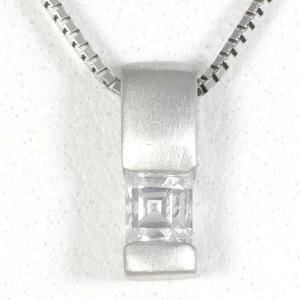 ネックレス PT900 プラチナ K18YG ダイヤ 総重量約4.7g 約40cm