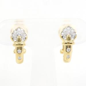 ネックレス K18 18金 YG イエローゴールド ダイヤ 約0.36ct SI2 鑑別書  