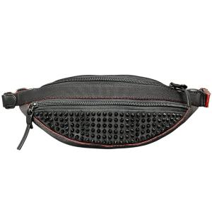 クリスチャンルブタン Christian Louboutin ボディバッグ スタッズ ナイロン 3195322 レディース 中古