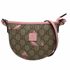 グッチ GUCCI チルドレンズ ZOO パパガッロ 297540 ポシェット GGスプリーム バッグ ショルダーバッグ レディース 中古