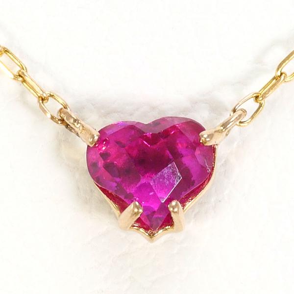 サマンサティアラ Samantha Tiara ネックレス K18YG ルビー ダイヤ 総重量約0....