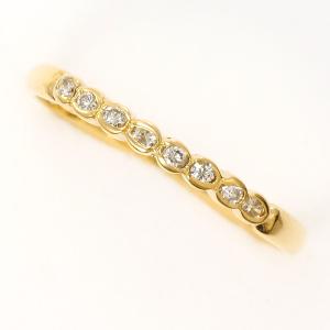 リング・指輪 K18YG 12.5号 ダイヤ 0.10ct 総重量約0.9g