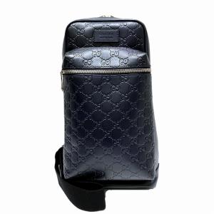 グッチ GUCCI ボディバッグ グッチシマ レザー 450970 メンズ 中古