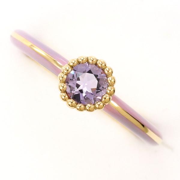 スタージュエリー STAR JEWELRY リング・指輪 K10YG 9号 天然石 総重量約1.3g