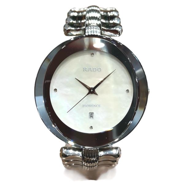 ラドー RADO フローレンス 腕時計 総重量約80.6g SS クオーツ シェル文字盤文字盤 15...