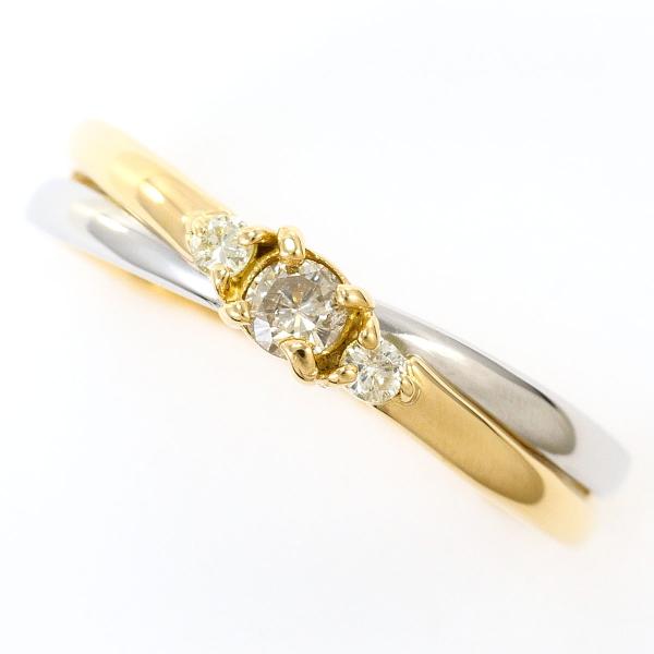 スタージュエリー STAR JEWELRY リング・指輪 PT900/プラチナ K18YG 9号 ダ...