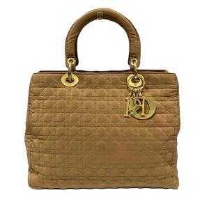 ディオール Dior レディディオール ハンドバッグ カナージュ ナイロン レディース 中古