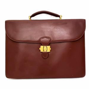 カルティエ CARTIER ビジネスバッグ マストライン レザー メンズ 中古