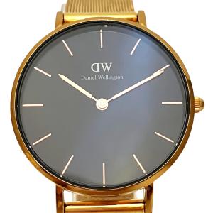 ダニエルウェリントン Daniel Wellington 腕時計 総重量約42g SS SS クオーツ ブラック文字盤 E32R1 ユニセックス 中古
