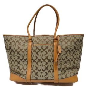 COACH 良品 コーチ 10774 エルゴ ミニシグネチャー バッグ トート  
