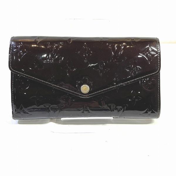 ルイヴィトン Louis Vuitton ヴェルニ ポルトフォイユ・サラ M62406 2つ折り財布...