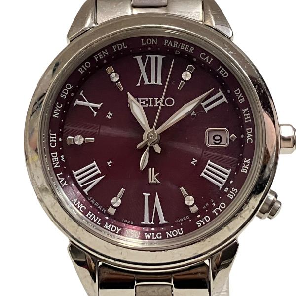 セイコー SEIKO ルキア ラッキーパスポート 腕時計 総重量約33.7g チタン チタン 電波ソ...